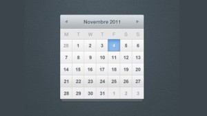 Calender-Widget