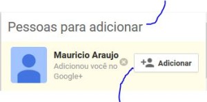 Google+ Adicionar Amigos